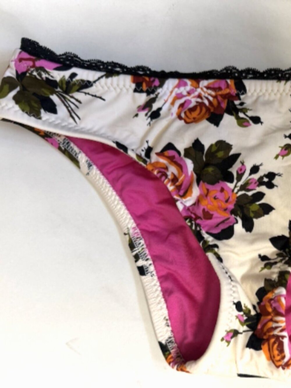 betsey johnson women's bikini bottoms swimwear size S 12989